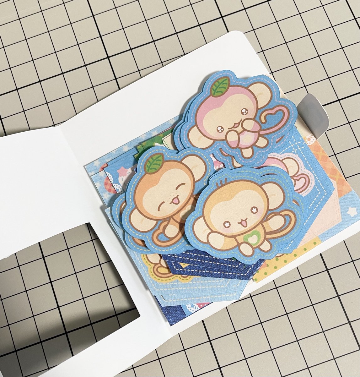 専用ꉂ☻おすそ分けバインダーꉂ☻ デニムバインダーみたいなパッケージにしてみました