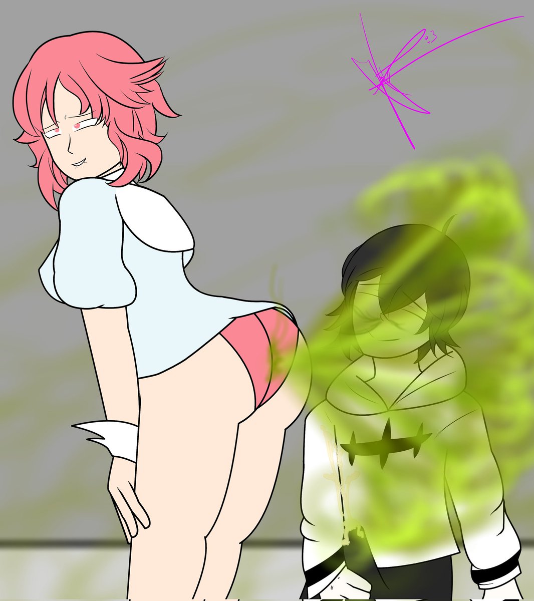 KyleCrimnson69's tweet photo. nontex versio 

#fartfetish #killlakill #nonon #oc #fartart #digitalart #girlfart https://t.co/aG6e9KY3Ki