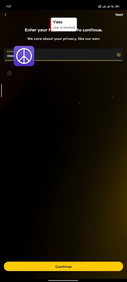 _Desire99's tweet photo. @MTNNG @MTN180 why can't I sign in to the mtn app? Getting a user blocked notification. What did I do? https://t.co/IIsiupTxKI