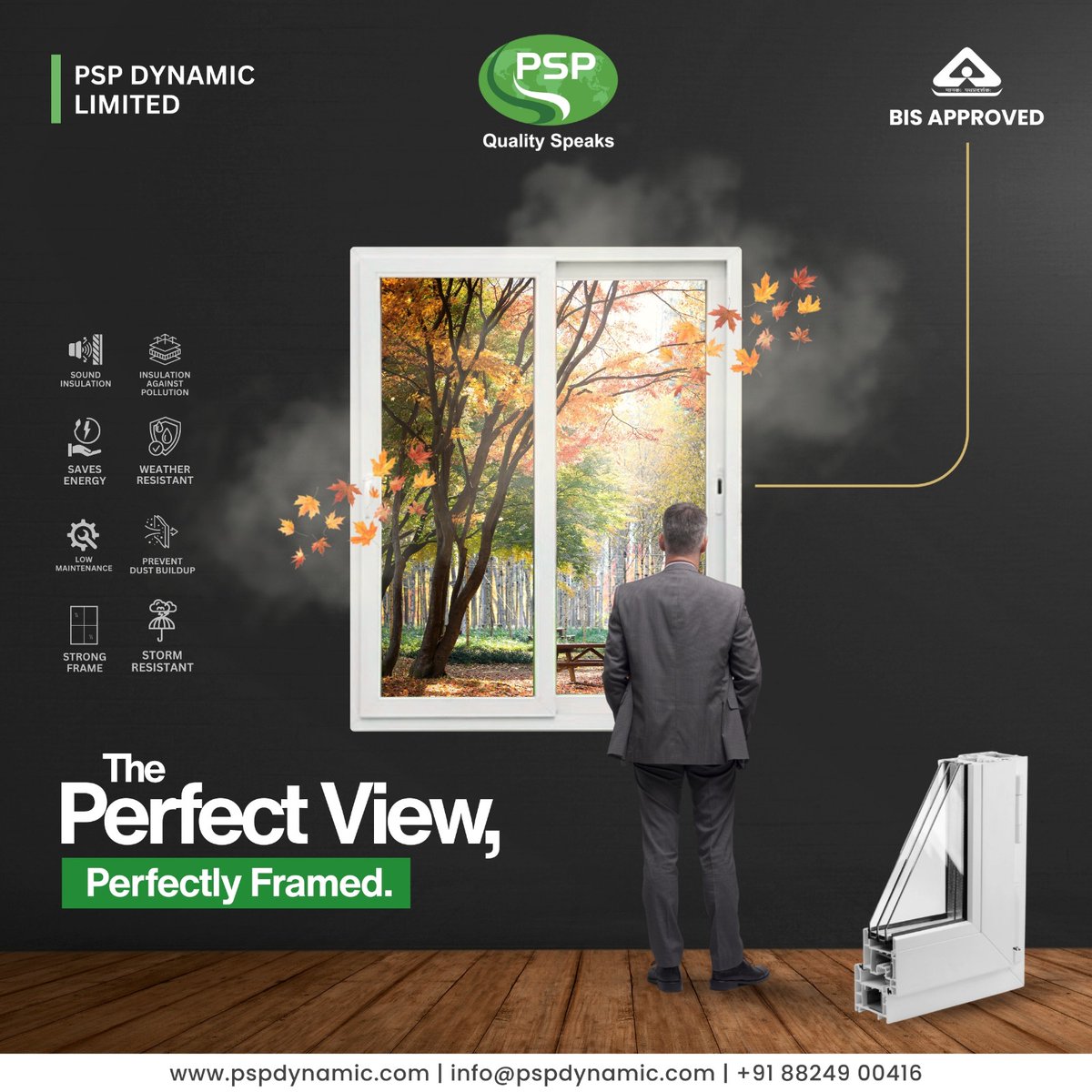 DynamicPsp's tweet image. See the world the way it’s meant to be seen. 🌿
With PSP Dynamic uPVC Windows, every view is crystal clear, energy-efficient, and beautifully framed. 

#PSPDynamic #QualitySpeaks #PerfectView #PerfectlyFramed
#uPVCWindows #PremiumWindows #ModernLiving
#EnergyEfficientHomes