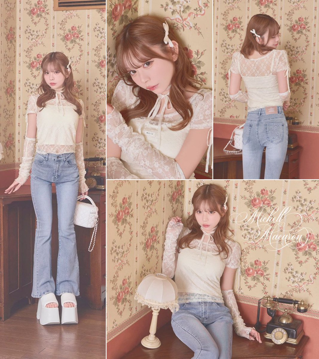 𝐍𝐄𝐖 𝐀𝐑𝐑𝐈𝐕𝐀𝐋 】 ⠀ 春の本命トップス…💐🎀🤍 デニムにも美脚