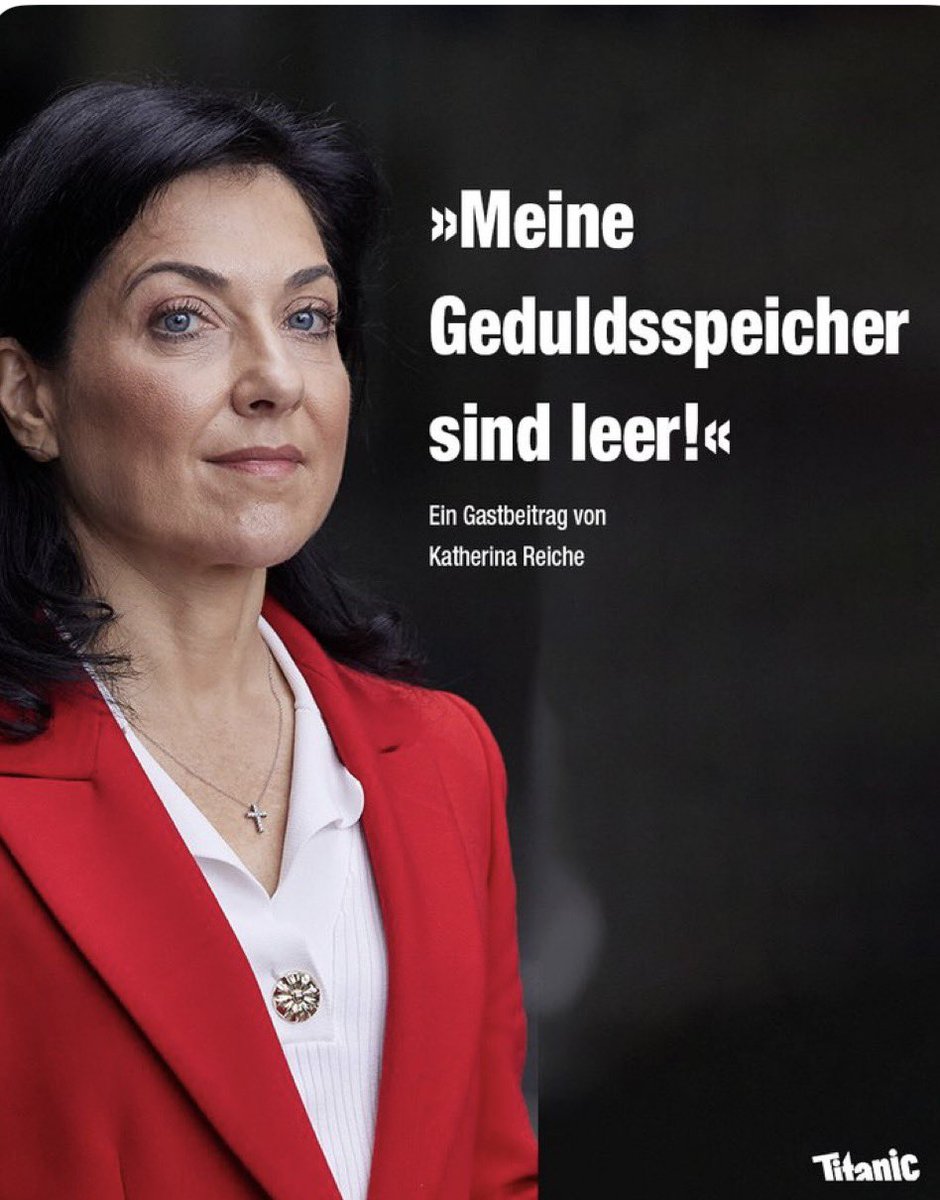🪫Als Mitglied der herablassend regierenden Merz-Regierung lasse ich mir das nicht länger gefallen: Geduld haben die Wähler:innen nicht gebucht– Empathie ist leider ausverkauft.
Ihre #Gaskathi alias #NichtDerHabeck