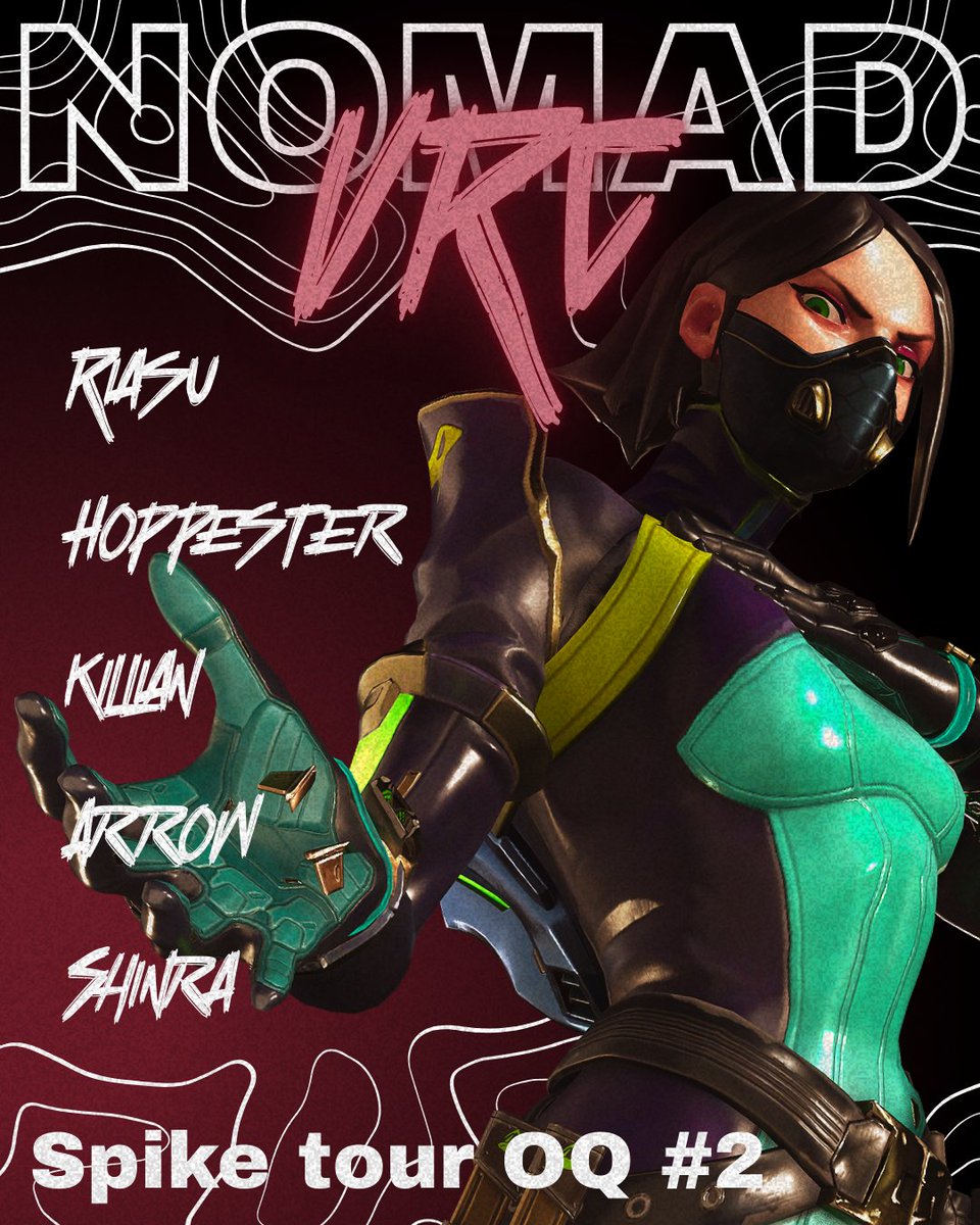 On prend les mêmes et on recommence 🔁
La dernière fois, ils nous ont montré de très belles choses.
Avec plus de préparation, ça ne peut être que meilleur 🔥

<a href="/RiaS_u/">r</a>
<a href="/HopesteRR_vlr/">HopesteRR</a>
<a href="/kilian3888/">killian</a>
<a href="/arr0wvlr/">Arr0w</a>
<a href="/ShinraVL/">Shinratatouille</a> 

⏰ 12h
📺 twitch.tv/nomad_esport

#NomadOfNowhere