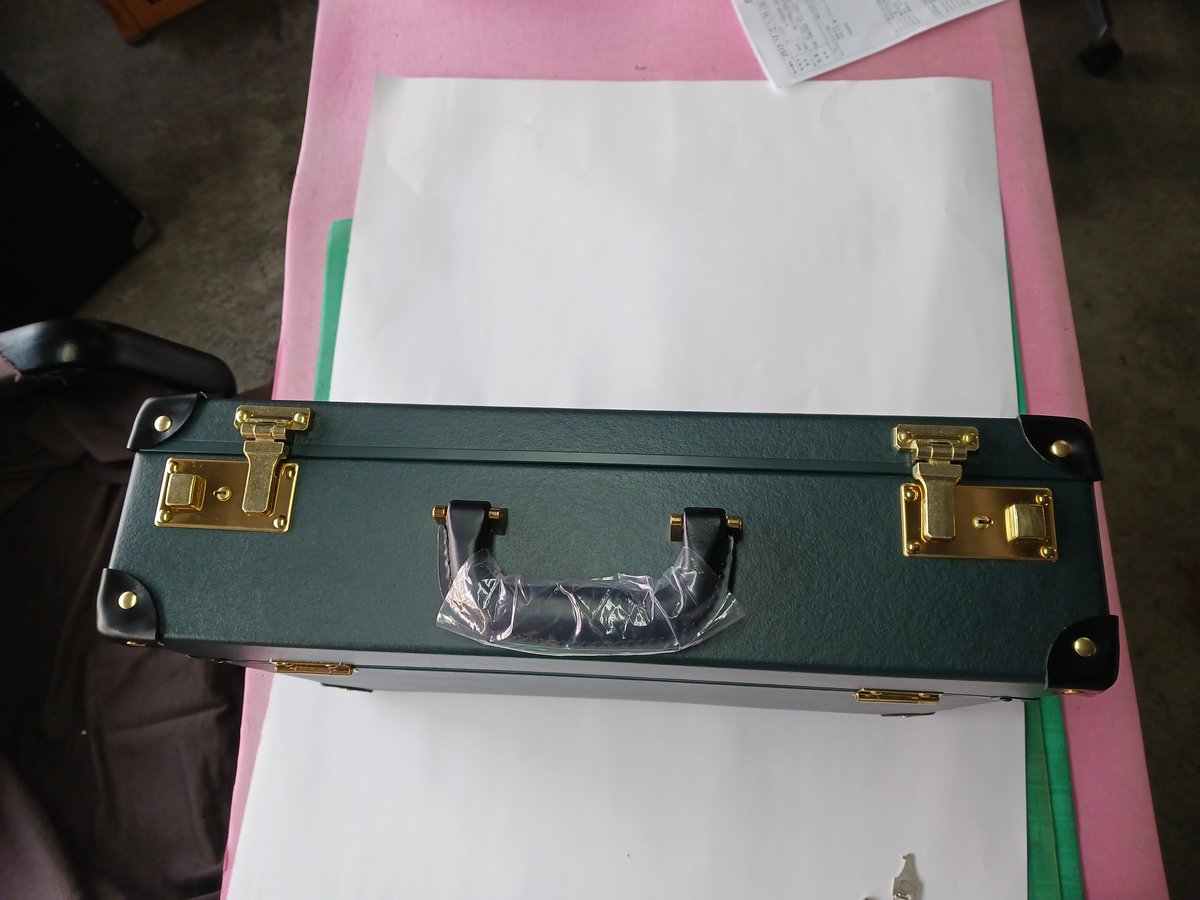 パイロットケース　豊岡製　わけあり　新品未使用 YOUTA パイロットケース アタッシュケース 革 トランクケース 防水