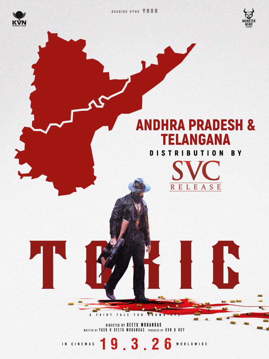 #Toxic Telugu Telangana and Ap Theatrical Rights 80 Cr ..

Fullyy Refundable..

Okavela  40 cr share Vasthe 40 Cr Refund Chesela Aggreement chesaru ...

Trusted Source From SVC Office