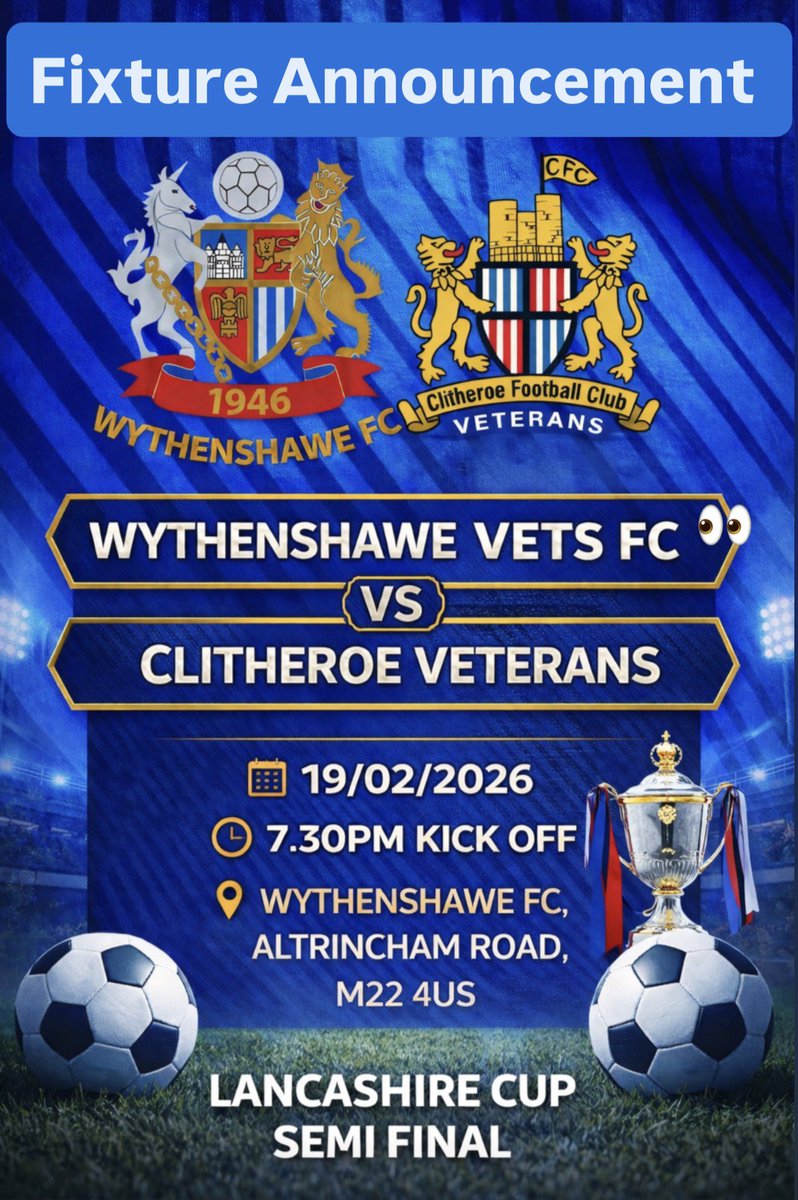 Clitheroe FC Veterans tweet media