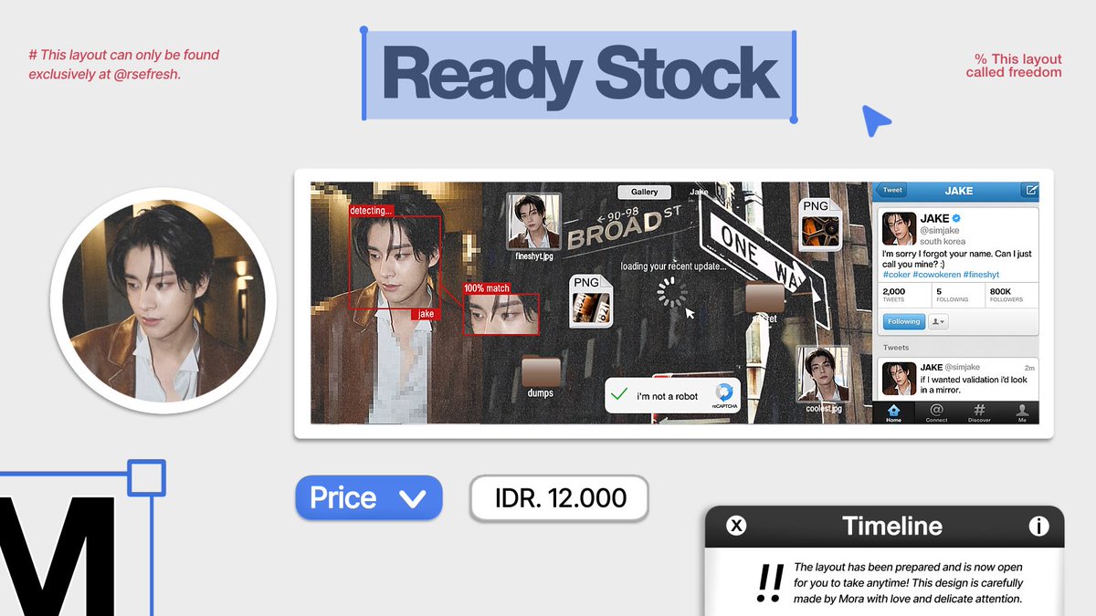 rsefresh's tweet image. Help rt? Thank you

Hai! Mora ada bawa layout ready stock bg keonho juhoon jake &amp;amp; jay edisi [ # O1 freedom ] dengan harga 12.000 dan sudah free retext. jika ingin memesan silakan hubungi dm atau tele aku yaa. terima kasih &amp;lt;3

#zonauang