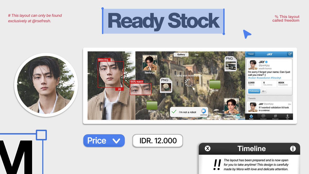 rsefresh's tweet image. Help rt? Thank you

Hai! Mora ada bawa layout ready stock bg keonho juhoon jake &amp;amp; jay edisi [ # O1 freedom ] dengan harga 12.000 dan sudah free retext. jika ingin memesan silakan hubungi dm atau tele aku yaa. terima kasih &amp;lt;3

#zonauang