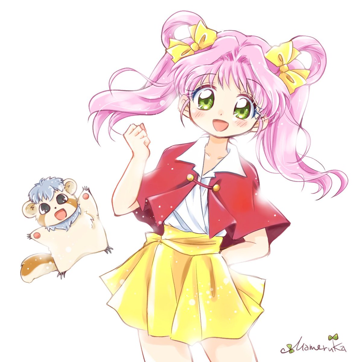 よっきゅん描かせていただきました🩷❤️💛
リクエスト感謝✨️

ようこそようこが昨年で35周年㊗️
葦プロさまが今年50周年㊗️

おめでとうございます😊🎉

#アイドル天使ようこそようこ