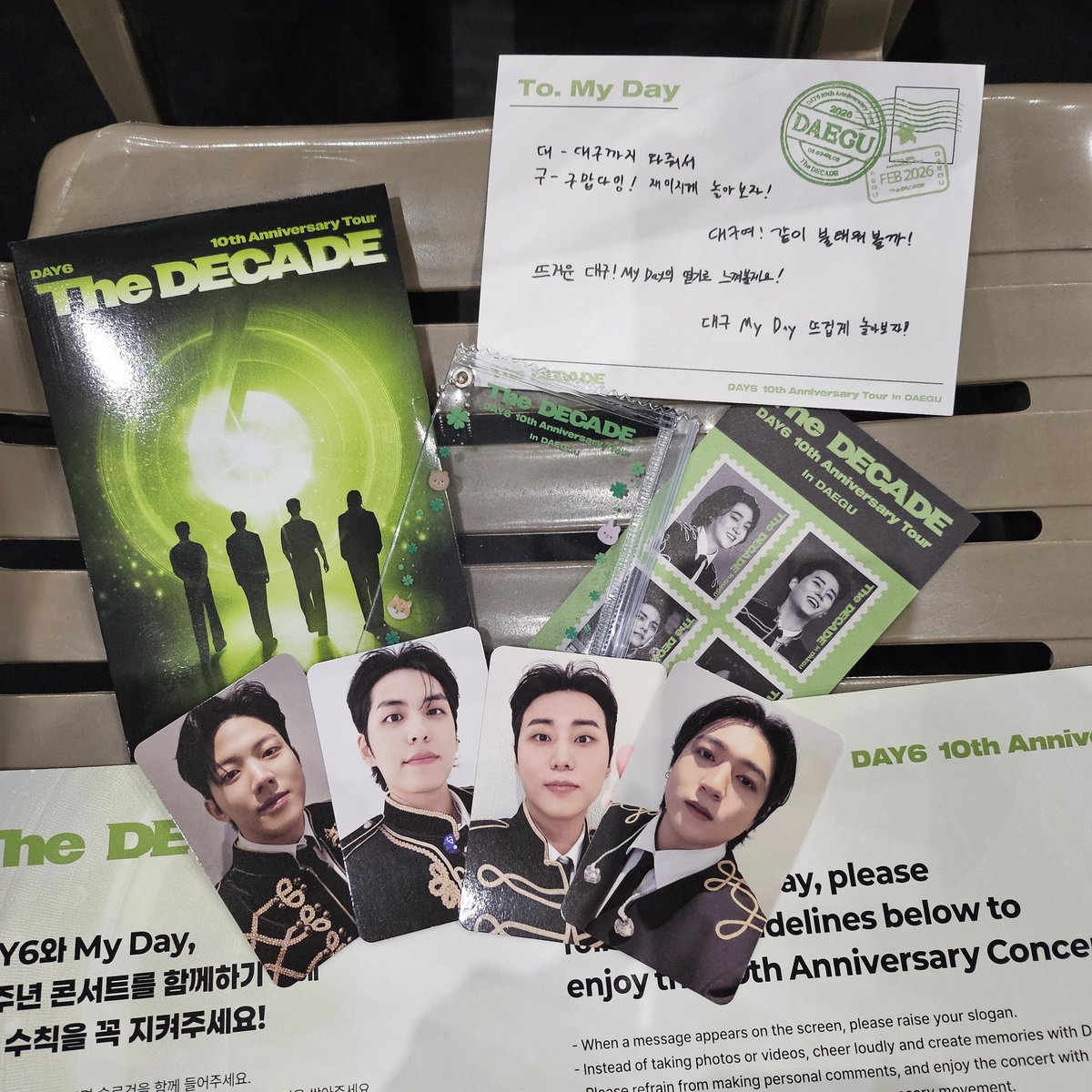 26.02.07
데이식스 대구콘 첫날 입장 키트

#데이식스 #대구콘