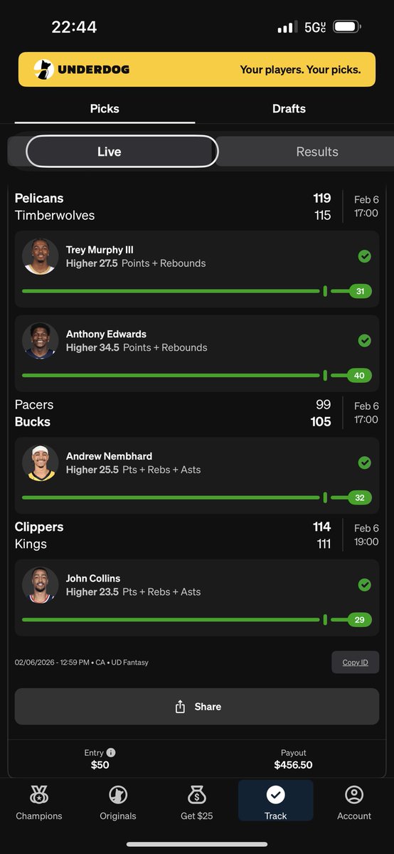 aaronm_p's tweet photo. @PotdPrizepicks YOU DIRTY DOG @PotdPrizepicks 
$150 -> $1310

You are the truth my guy, been following you for a hot minute.

$aaronpanopio https://t.co/VeT43WztjA