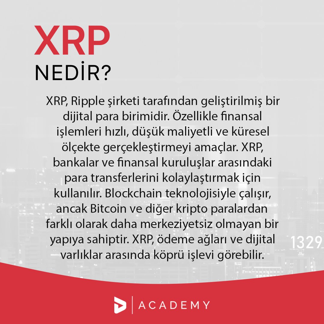 DyorEXAcademy's tweet photo. Ripple nedir? https://t.co/Ve2xBeLW87