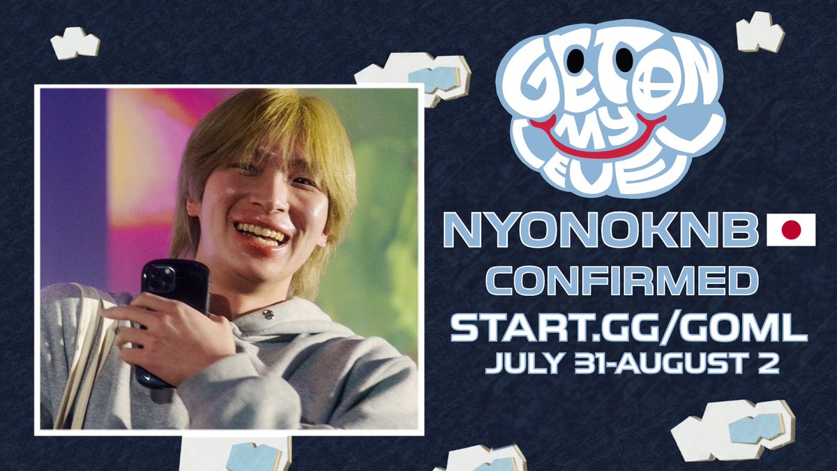 GOMLseries's tweet image. We saw his run at Maesuma and knew he was the man for the job. 🐒🍌🇯🇵

Welcome @Nyonoknb1107 to #GOML! One of Japan’s fastest rising stars is coming to Canada!

Sign up today and use code “knb” for $5 off registration! 💸

start.gg/GOML
