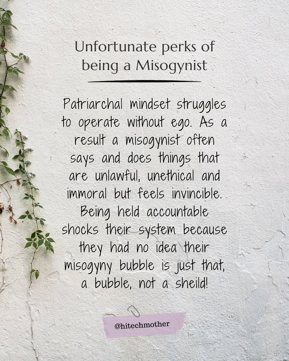 Oh, the bubble of misogyny ...!