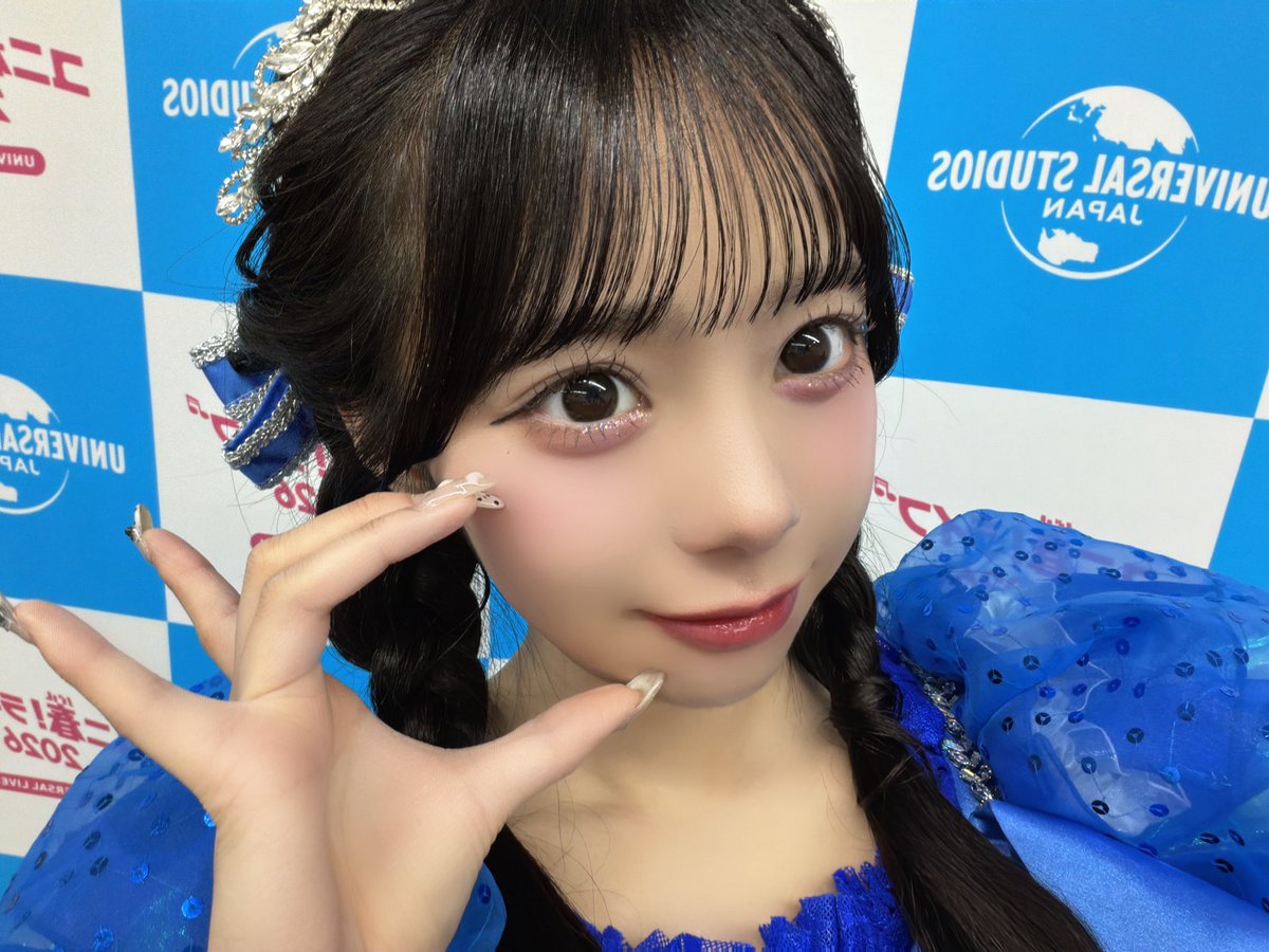 増田彩乃 今日も三つ編みで無双する彩乃ちゃん💙 今週だけで大阪の