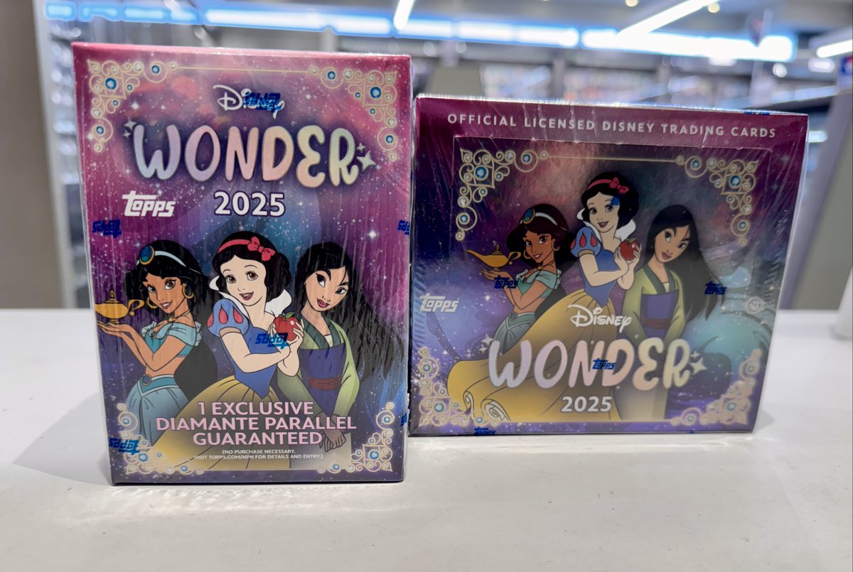 商品情報】 #ディズニー 2025 TOPPS DISNEY WONDER HOBBY・VALUE BOX