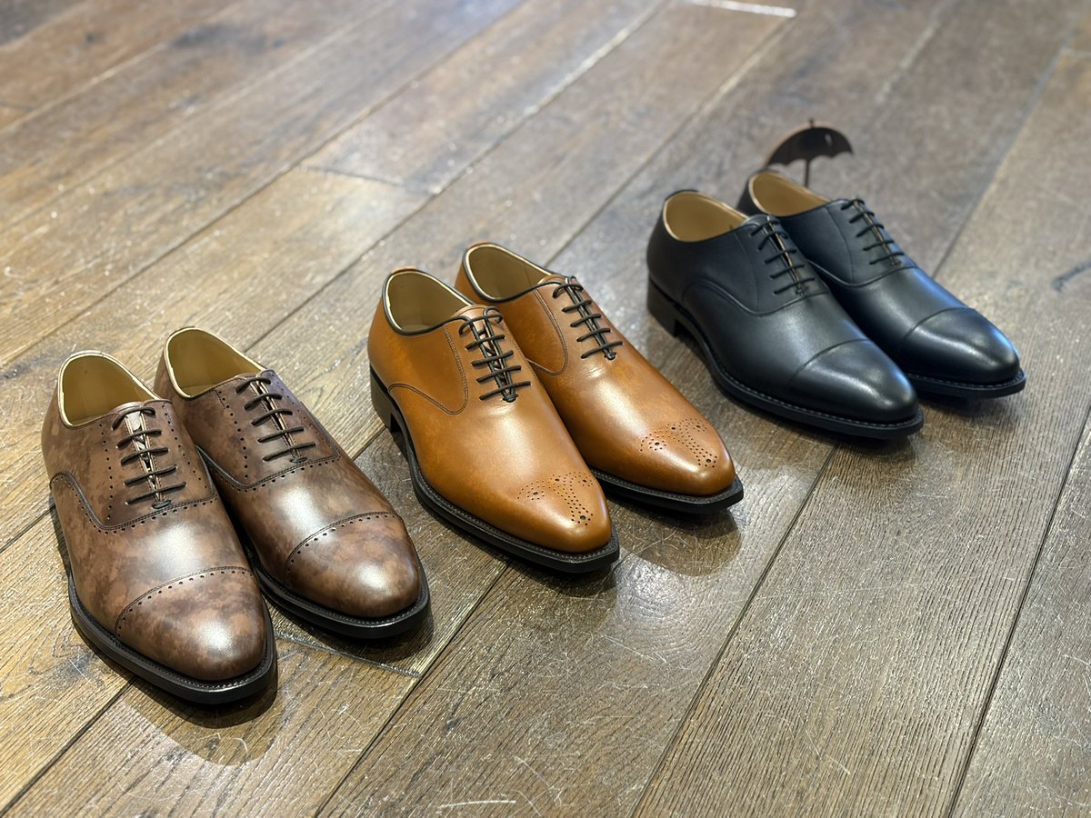 入荷情報】 ⚫︎F756/マーブルDBR/E クォーターブローグ ⚫︎F754