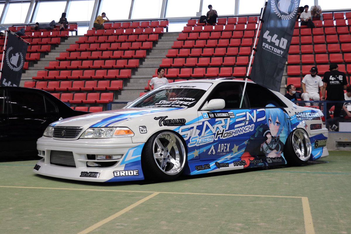 横向けるつもりで作ったjzxなのに そもそも車に興味が無くなってて 横