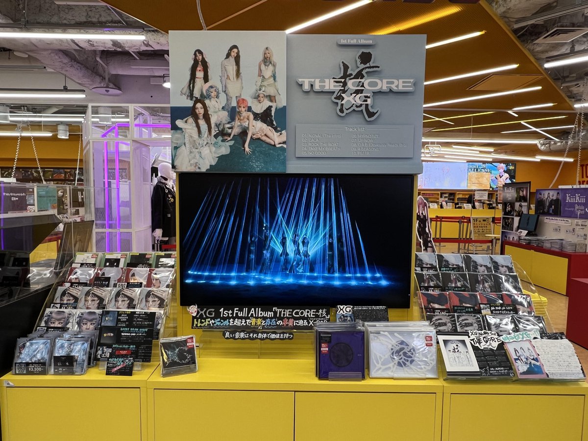 タワ渋XG】 ／ #XG 1st Full Album 『THE CORE - 核』👽 ＼ 1Fにて展開