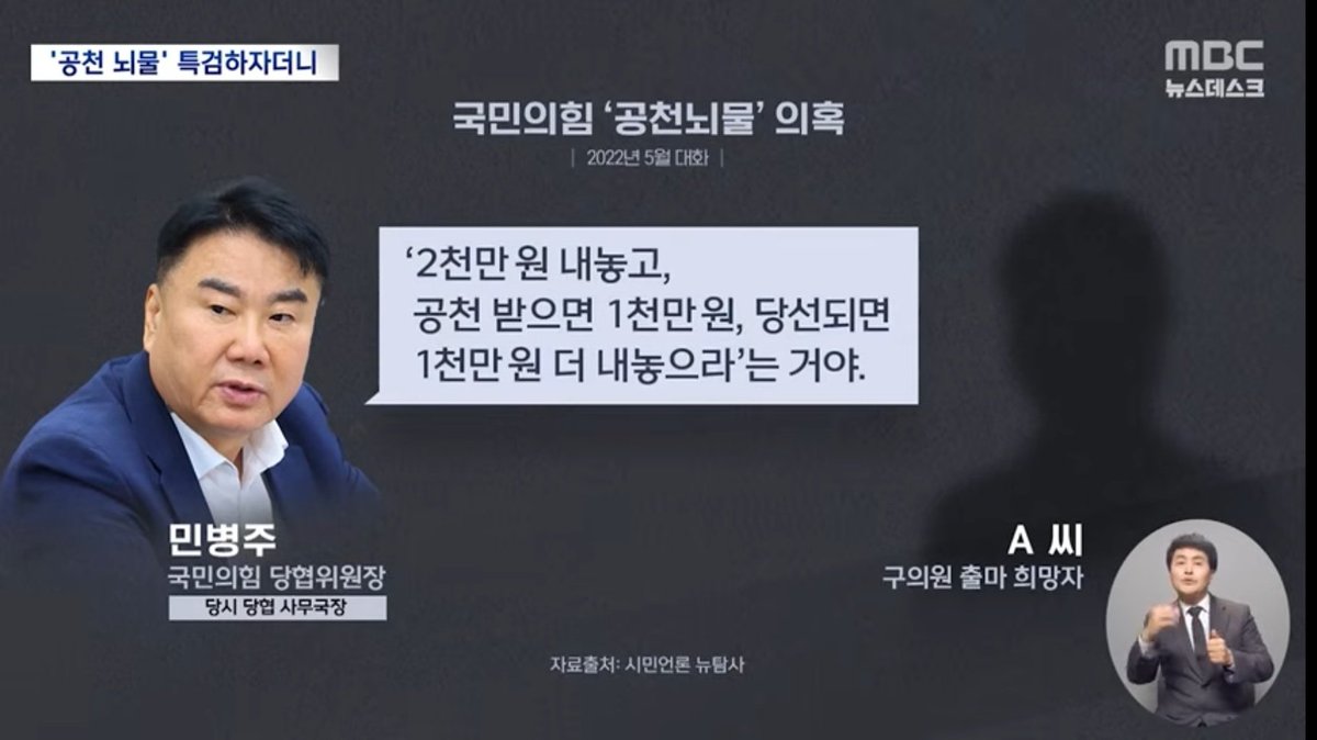 국민의힘에서 공천뇌물 폭로가 계속 이어지고 있습니다

돈을 내놓으라는 폭로가 끊임없이 터지면서 국민의힘 지도부가 우왕좌왕 대응책을 찾지 못하고 있습니다.

국민의힘은 망했습니다.