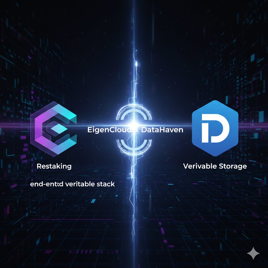 larabaliman's tweet photo. The @eigencloud x @DataHaven_xyz partnership is a game-changer! 🚀

Building the end-to-end verifiable stack enables secure, private AI agents and autonomous services. This foundational infrastructure is what Web3 truly needs! 🔐✨

#DataHaven #EigenCloud #Web3 https://t.co/3NpWTwLSij