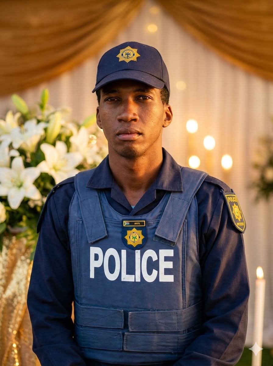 SAPoliceService's tweet photo. #sapsHQ The #SAPS mourns the tragic death of a police officer who paid the ultimate sacrifice while bravely pursuing a robbery and burglary suspect in the Phokeng policing area in the North West Province on Wednesday, 04/02. 

Constable Gift Mota, aged 25, originally from Ermelo Mpumalanga, attached to the Visible Policing Crime Prevention Unit at Phokeng, was performing patrol duties with fellow members when they were approached by a community member who claimed to have spotted a suspect linked to cases of robbery and burglary.

The police members accompanied the community member to the Masosobane and Raffredy sections, a bushy area at a nearby dam. Upon spotting the suspect, the members gave chase. The suspect ran into the dam in an attempt to evade arrest. In an act of unwavering dedication and unshakable determination to apprehend the suspect, Constable Mota bravely continued the pursuit and entered the water. He tragically disappeared whilst swimming after the suspect.

The diving unit was activated, who sadly recovered the body of the Constable from the dam shortly after the incident. 

An inquest docket has been opened to investigate the circumstances surrounding the incident.

The SAPS pays tribute to Constable Mota’s selfless service. His untimely death is a profound loss to SAPS and to the community he served so faithfully.

To Constable Mota’s family, loved ones, and colleagues, the SAPS shares your grief and stand with you in solidarity. May you find strength in the knowledge that Constable Gift Mota served with extraordinary courage and dedication. The SAPS family offers deepest, most heartfelt condolences.

May you rest in peace, Constable Gift Mota. Your courage and devotion will be remembered with deep admiration. #SelflessAndPatrioticService #HeroInBlue ME