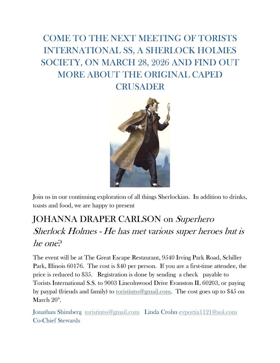 Hungarian Sherlock Holmes Club tweet media