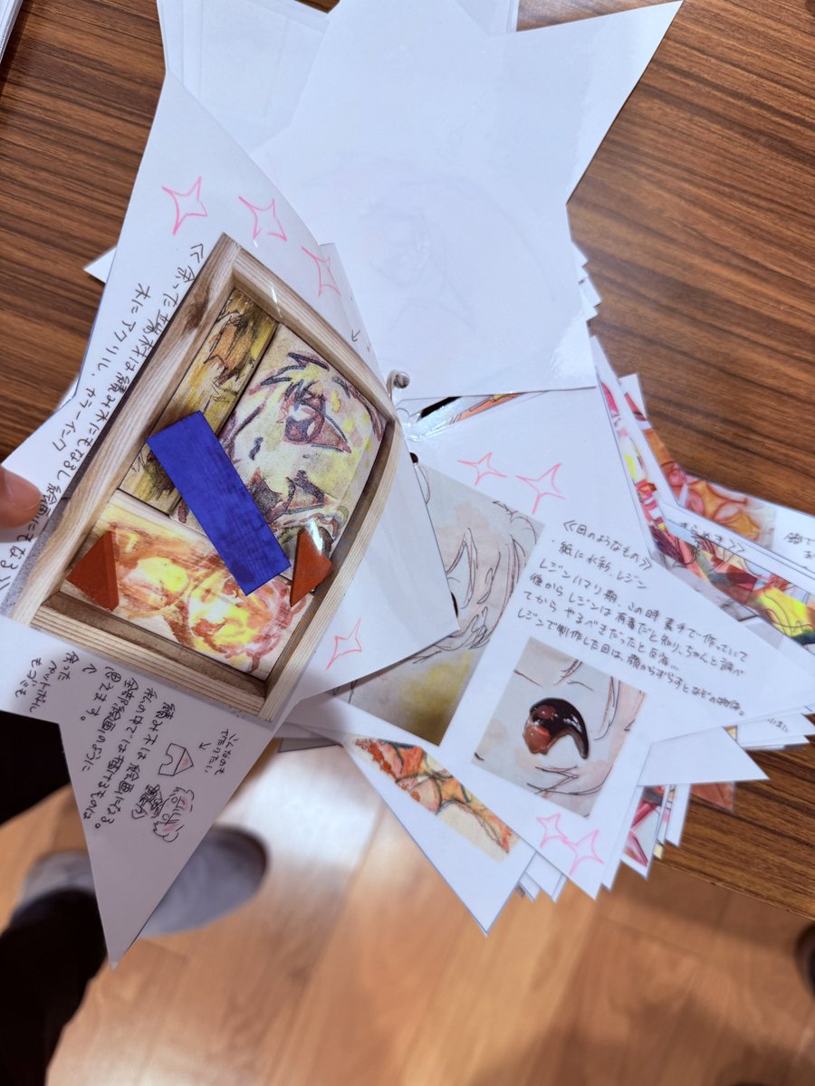 和光大学の卒業制作展「Sooooup」をみてきた！（横浜市民ギャラリーで2/9まで）
「きらめき㉒」
いなみ
星型のポートフォリオが衝撃だった…