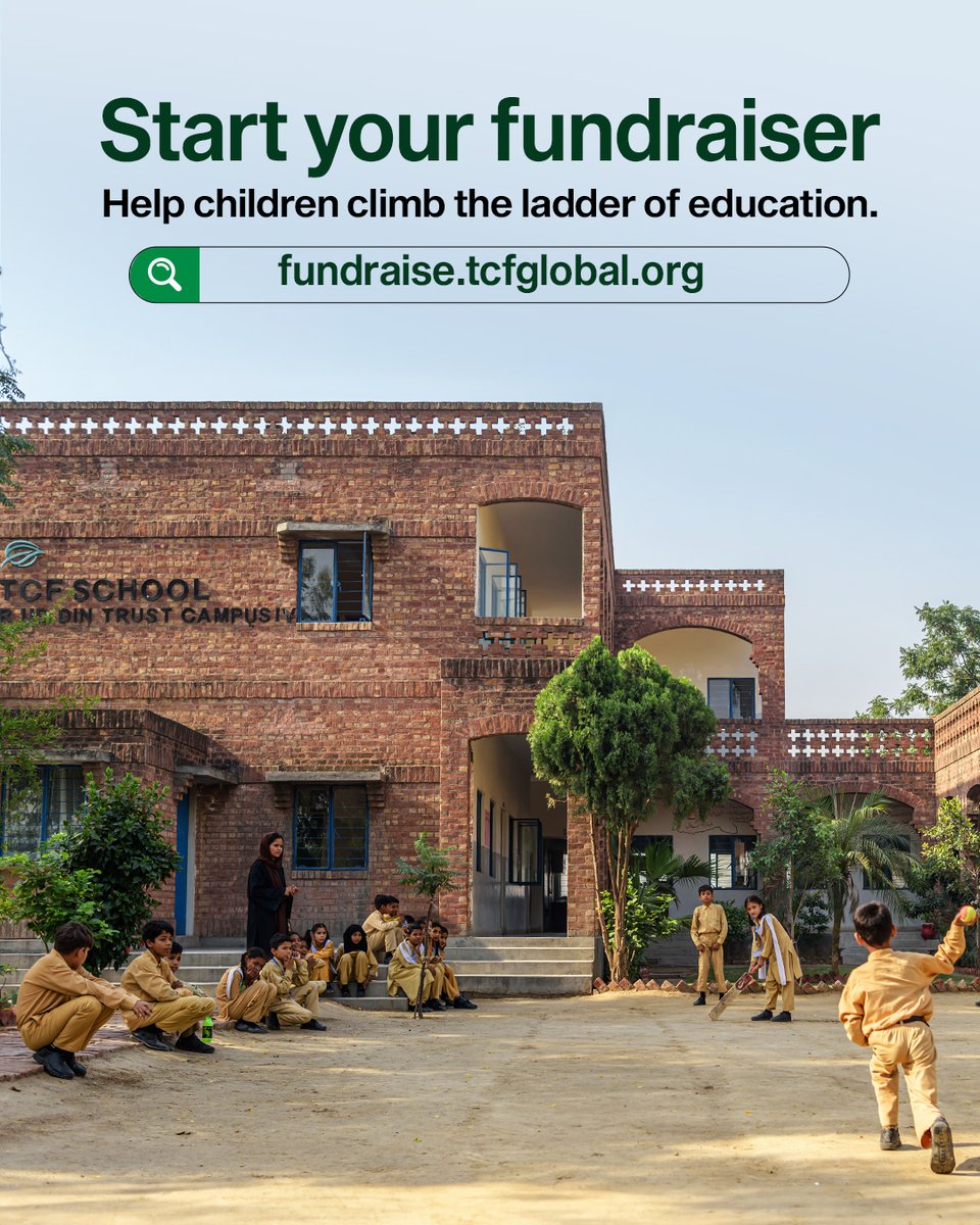 TCFPak's tweet photo. Every child deserves a chance to learn. By starting your own fundraiser for TCF, you can help transform millions of futures across Pakistan through education.

Turn your milestones into impact; start your fundraiser today. https://t.co/56bB8kKS5X https://t.co/558omkwx8z