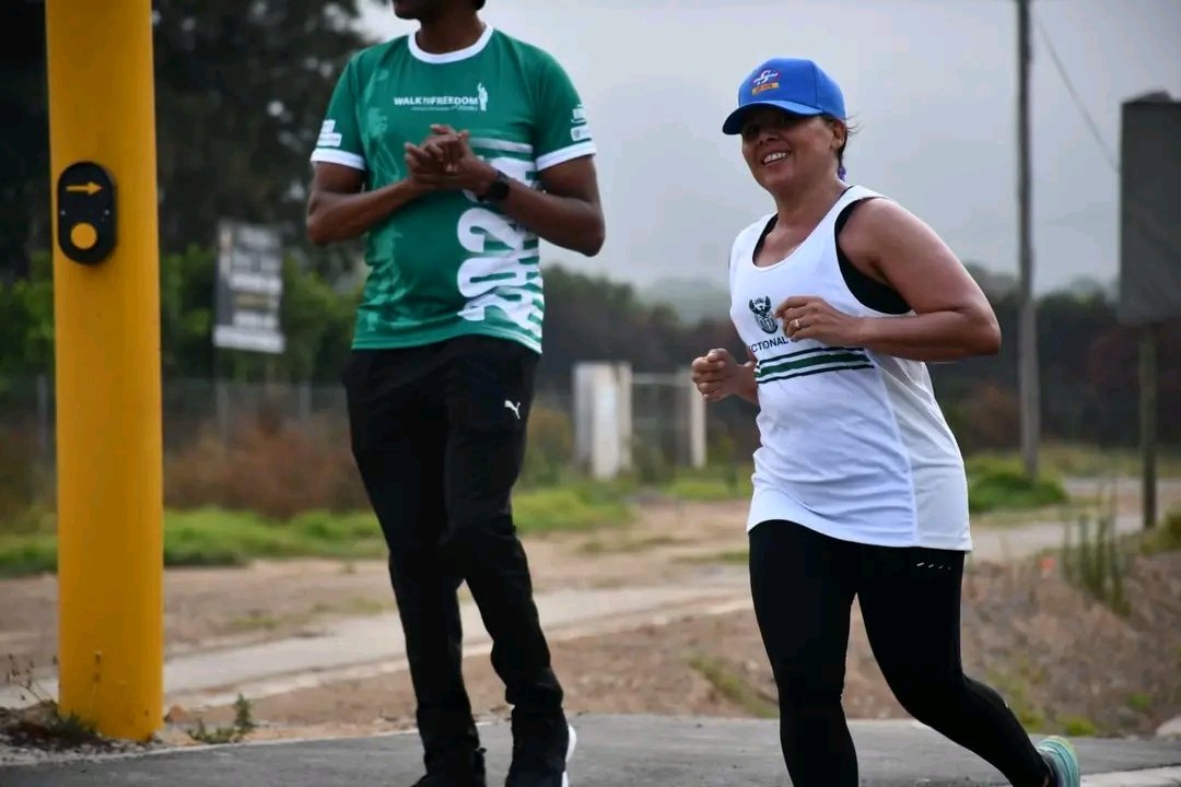 DCS_ZA's tweet photo. Deputy Minister Ntshalintshali and National Commissioner Thobakgale Complete 5km and 27km Races at the Nelson Mandela Marathon...

https://t.co/qUWo1Cf2vl

#27ForFreedomRace #my27kilometersformadibas27years #RunForFreedom #MadibaLegacy #RunForFreedom #GovZAUpdates https://t.co/nCWfAx9OpV