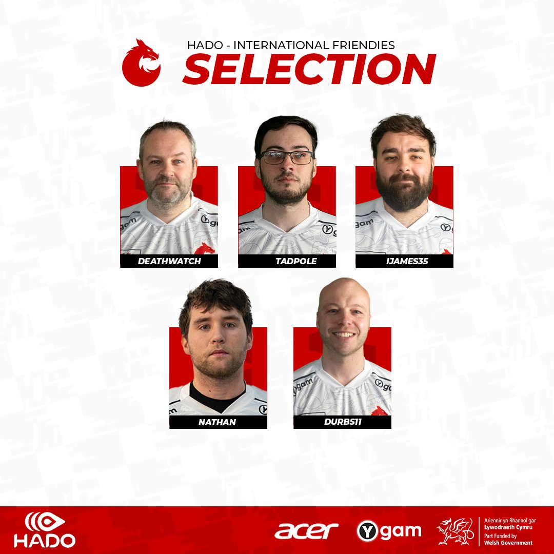 EsportsWales's tweet image. The Welsh HADO squad is gearing up for an exciting international friendly in Coventry this weekend! 

These friendly matches are another important step as Wales continues to build momentum ahead of future international competitions.

#HADO #TeamWales