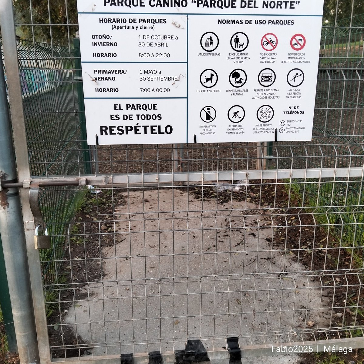 ¡MENTIRA!
Está cerrado como todos los sábados