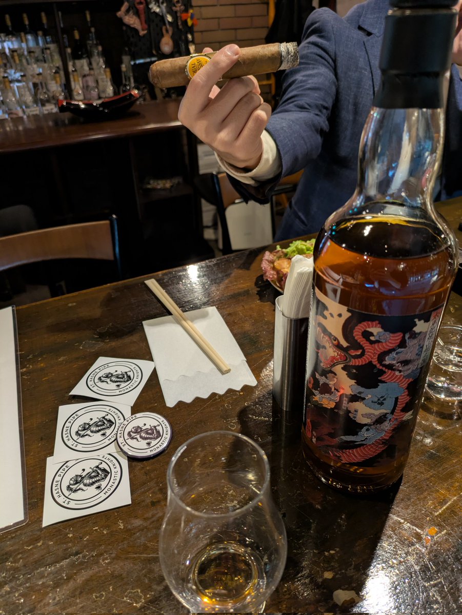 らいぺんさんが来店されました。シークレットなマルサラ樽ウイスキーを