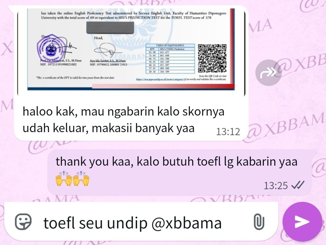 zaaa | TOEFL SEU UNDIP tweet media