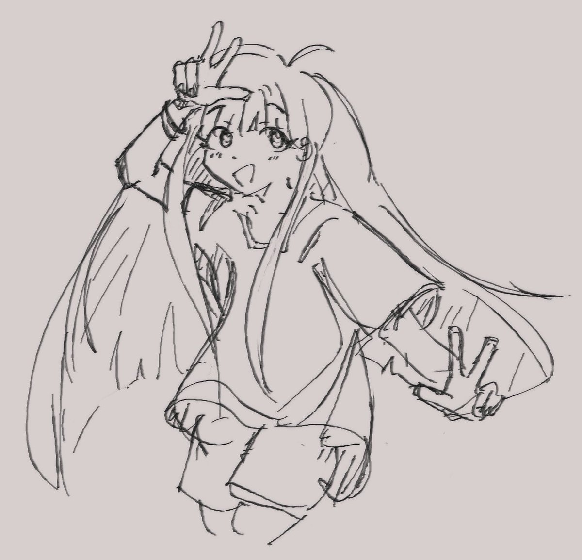 watched cosmic princess kaguya today. i feel like i forgot how to draw

kaguya doodle