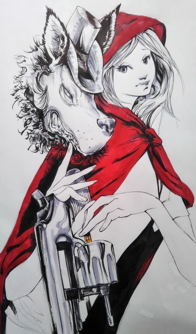 This town is crazy, I'll support you too, Little Red Riding Hood…