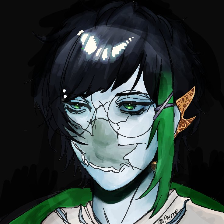 #YudiArtsbun 
first time bikin fanart what yall think?