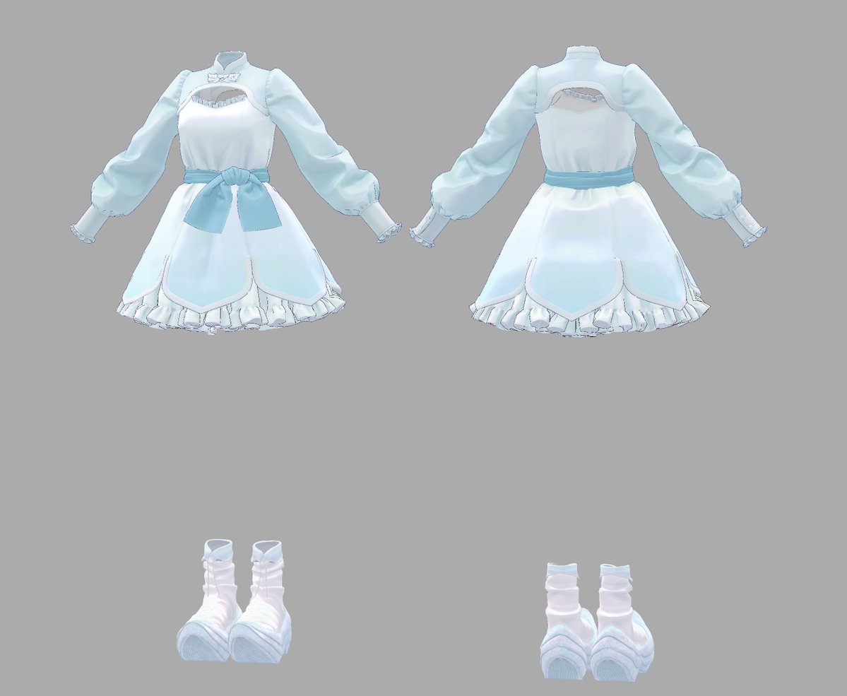 VRCでCGファッションモデリングをやりましょう！
マーベラスデザイナー(ハイポリベース作成)→blender(リトポ、UV、ウエイト)→サブスタンスペインター(テクスチャ作成)→unity(マテリアル、揺れモノ設定設定)
楽しいよ！