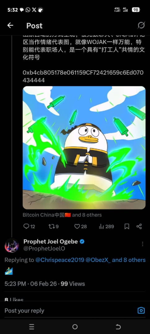 Chinese Duck 🦆
After the CTO, I watched it rise from below 60k to 190k. That kind of movement doesn’t happen by accident. It shows strength. It shows interest. It shows momentum building behind the scenes.
The possibility of this reaching the millions is real  but only for those