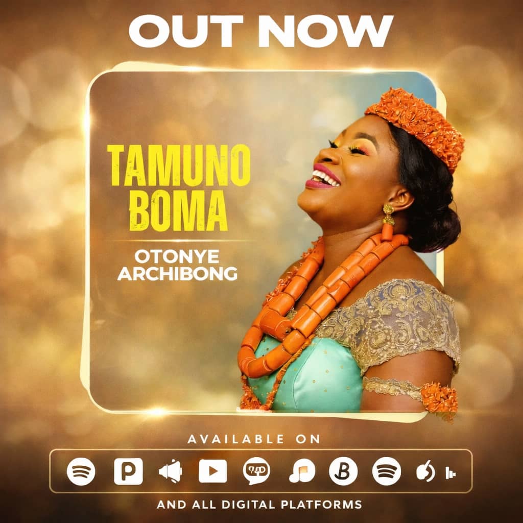 kalabariTV's tweet photo. IT’S OFFICIAL! 🎶✨
Tamuno Boma by Otonye Archibong is OUT NOW on all digital stores!
Years of waiting. Months of hard work. One sound of gratitude to God.
Listen, share, and be blessed 🙏🏽💙
🔊 Boomplay: https://t.co/MQgbzNxdNX https://t.co/4vZYIOoEPQ