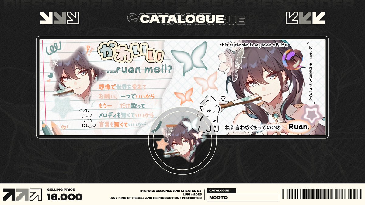 diescender's tweet image. mind to look this out and help rt? thanks.
he - yo! luki dan mai ada ashveil dan ruan mei impact. payment lewat QRIS ya. yuk jajan! 🩶 — #zonauang