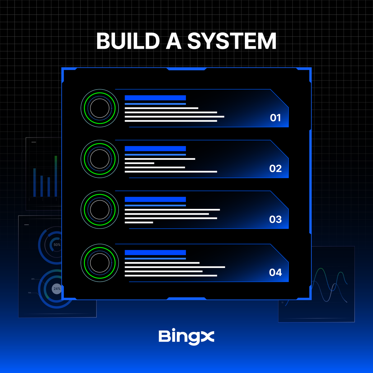 BingXRomania's tweet photo. Most traders don’t lose because they lack information.
They lose because they lack a system.

A system to manage risk.
A system to control emotions.
A system to stay consistent.

Tools help. Discipline decides.

#BingX #TradingDiscipline #CryptoTrading #BeyondTheAlpha #BGXRO_FansClub_Page