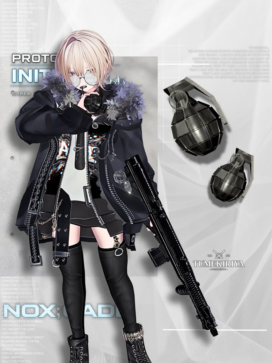 tum_ekiri's tweet image. ≪期間限定1日大SALE！最終日≫
📢≪新衣装 NOX;CADE 販売記念！≫
🔁RP＆フォロー CP第二弾！

1⃣ X、BOOTH をフォロー
2⃣ 当ポストをRP ⇒ 当衣装をプレゼント！(2名様)
BOOTHスキ！数+50ごとに当選+1！
📌 3月25日まで！

🎥今回の動画は、H-BIKE、AFK、etc✨
🔥より詳細は BOOTHを✅チェック💜