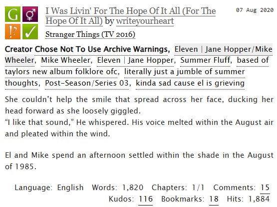 MilevenFics's tweet photo. #MilevenFicRec
I Was Livin' For The Hope Of It All (For The Hope Of It All)
by writeyourheart
https://t.co/km5574lVYr
#Oneshot #PostS3 #HurtComfort https://t.co/38ZmXD3vQG