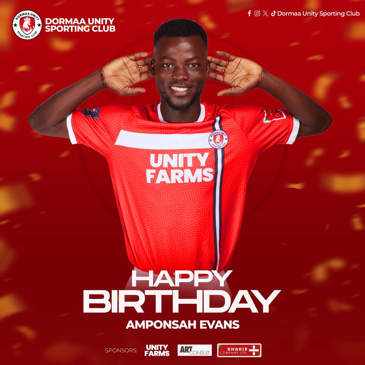 Dormaa_UnitySC's tweet image. Celebrating Evans Amponsah today. Your effort and commitment to the team are appreciated. Enjoy your day and keep pushing.