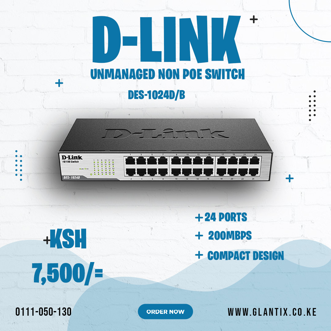 glantixke's tweet photo. 🔌 D-Link Unmanaged Switches – Simple, Reliable Networking
Plug. Connect, build a stable wired network with D-Link unmanaged switches, designed for hassle-free setup and dependable performance in homes
#DLink #UnmanagedSwitch #NetworkSwitch #WiredNetworking #OfficeNetwork https://t.co/uBvYvtIBdl