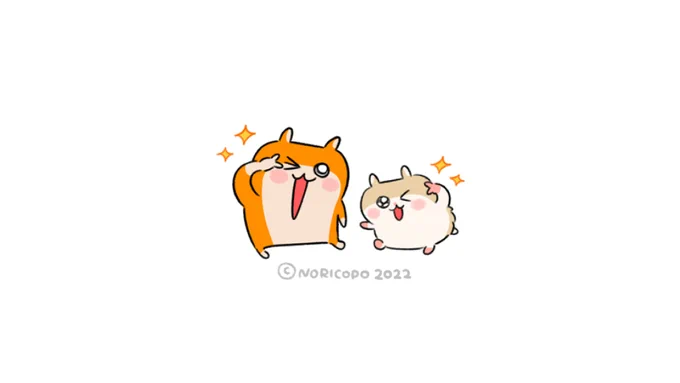(元イラストの方がかわいいです) AIがどうというよりも、IP不正利用広告を『クソハムちゃん公式』だと誤解されないよう&個人情報を登録してしまう方がでないよう、ひっそり注意喚起とさせてください…