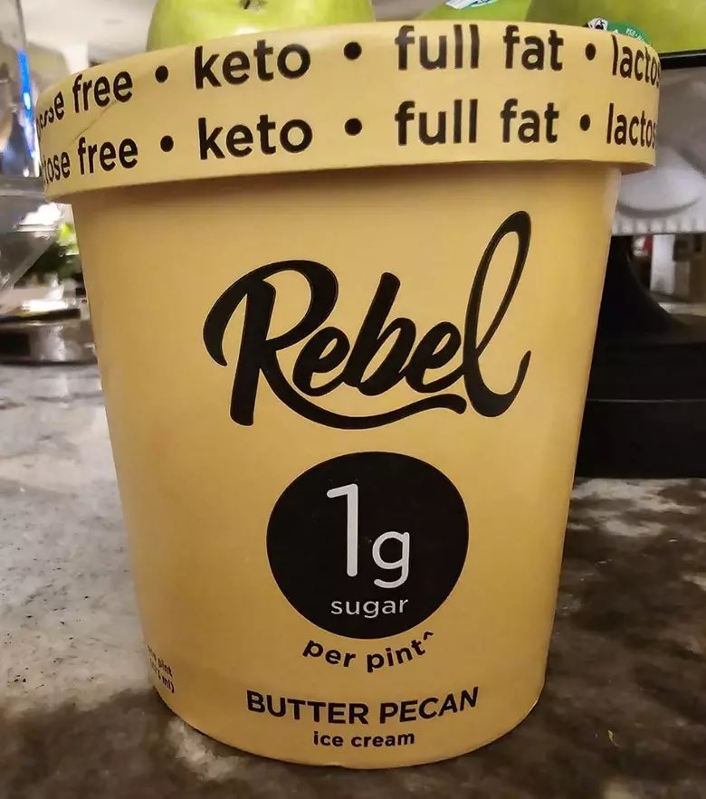 This ish is a gift from the ice cream gods. If you love ice cream but don’t wanna feel like you made terrible life choices after, check out <a href="/rebelcreamery/">Rebel Creamery</a>. Their Pistachio and Snicker Doodle’s the bomb too. 🍨