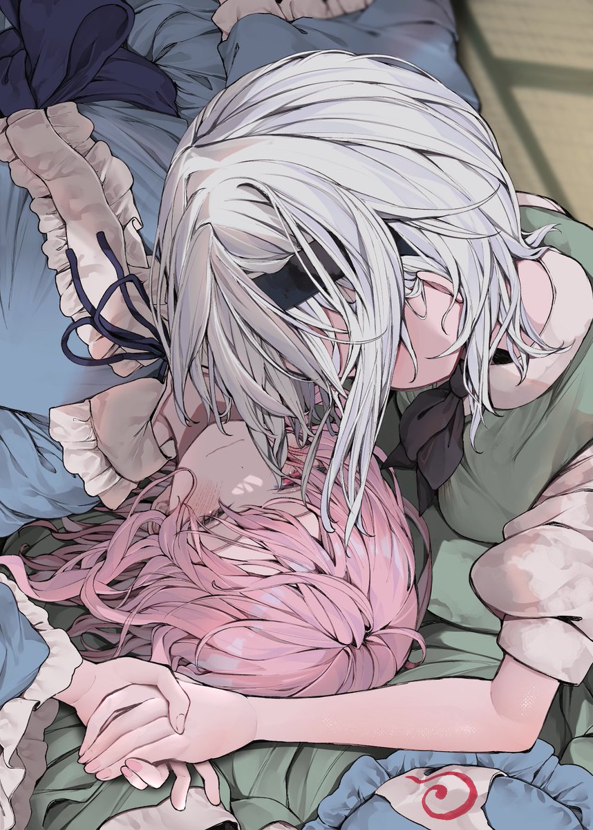 膝枕妖夢と幽々子 