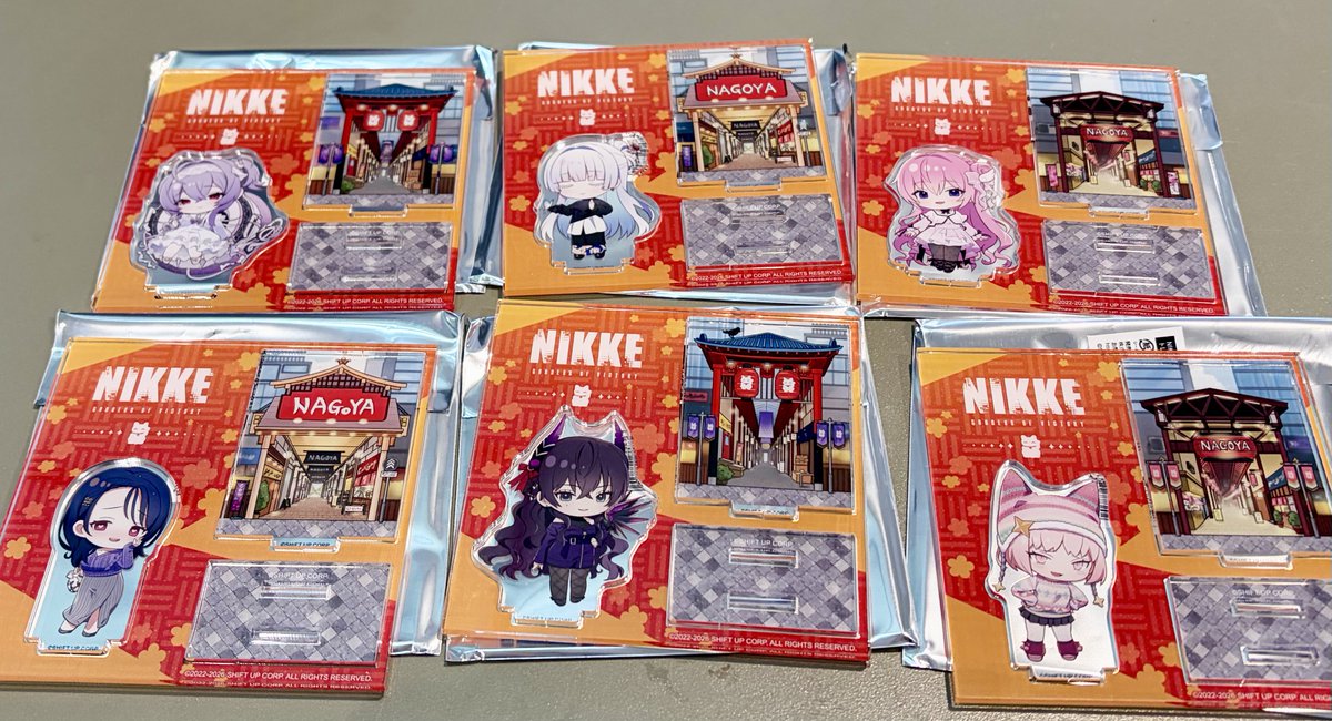 名古屋の防衛戦のミニジオラマアクリル8個買ってコンプ出来ました＼(^o